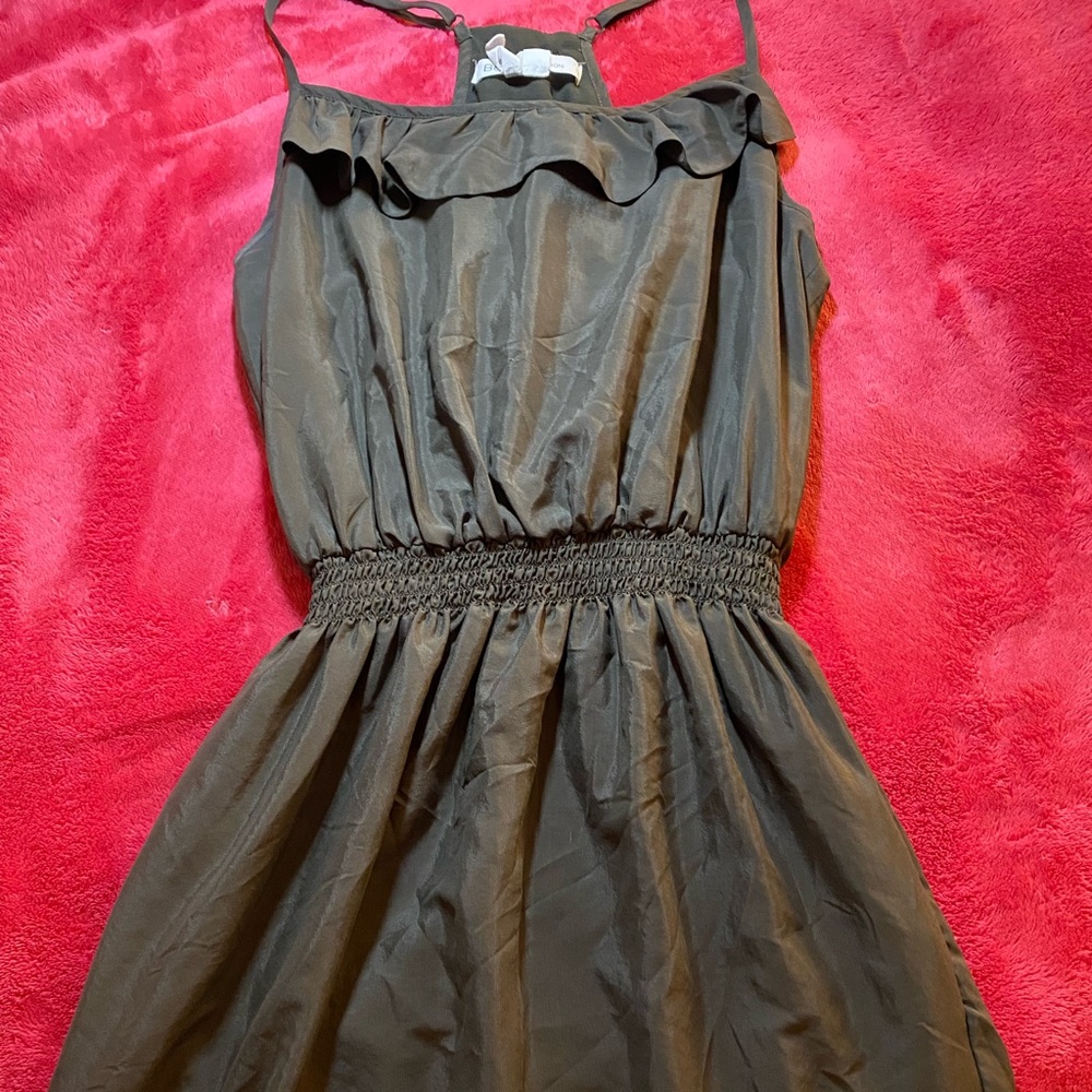 Dark green dress